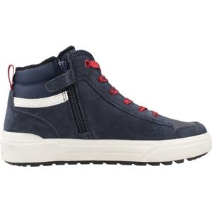 GEOX - Weemble - Hoge Sneakers - Marineblauw - Polyurethaan