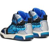 Geox - J Inek Boy A - Sneaker - Marineblauw/Turquoise - Textiel