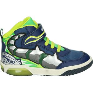Geox - J Inek Boy C - Sneakers - Navy Lime - Ademend - Waterdicht