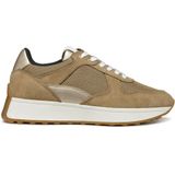 Geox - D Amabel B - Damessneakers - Taupe - Ademend Vermogen