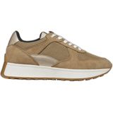 Geox - D Amabel B - Damessneakers - Taupe - Ademend Vermogen