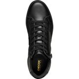 Geox - Blomiee - Sneakers - Zilver/Melkwit - Parelmoer-Leder/Suède