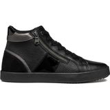 Geox - Blomiee - Sneakers - Zilver/Melkwit - Parelmoer-Leder/Suède