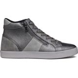 GEOX D BLOMIEE Dames Veterschoenen - DK GREY
