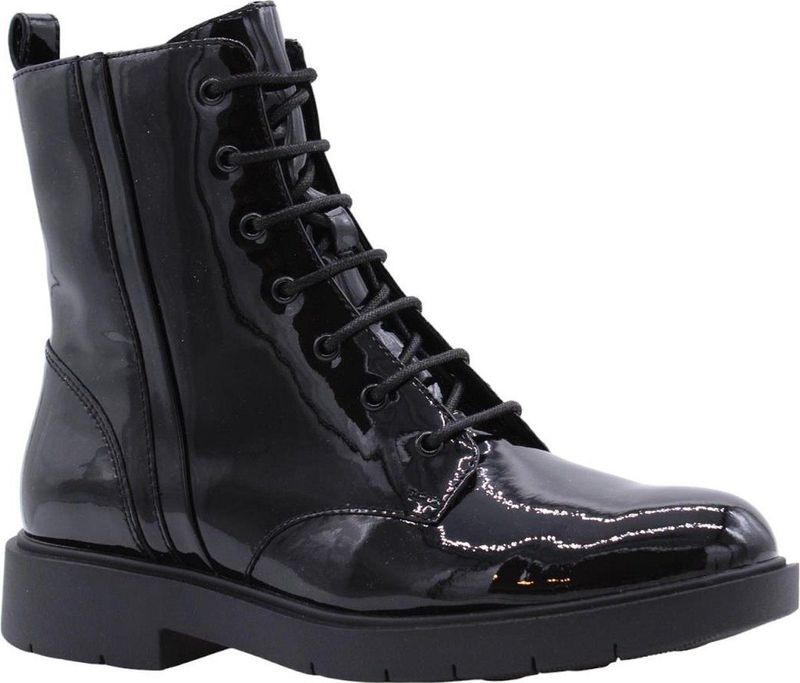 Geox - Spherica EC1 Booties - Zwart - Leer - Waterdicht