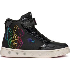 Geox - J Skylin Girl - Sneakers - Zwart - Synthetisch