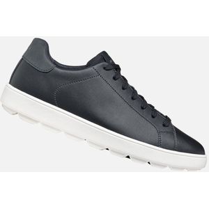 GEOX - SPHERICA ECUB-1 - Sneakers - Marineblauw - Gecoat Leer