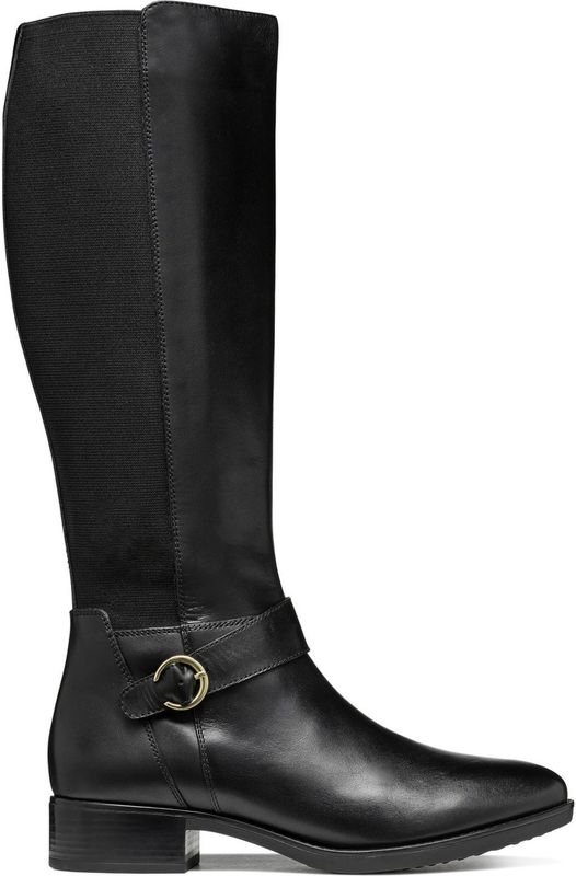 GEOX - Felicity - Ruiterlaarzen - Zwart - Leer