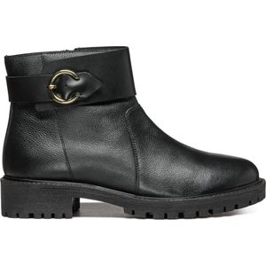 GEOX - Hoara - Ademende Bottines - Zwart - Leer