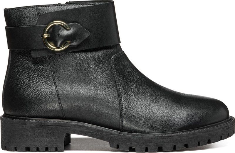 Geox - D Hoara - Enkellaars - Zwart