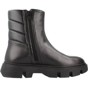 Geox - D Vilde B - Enkellaarsjes - Zwart - Ademend