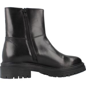 GEOX - Iridea - Veterboots - Zwart - Leer