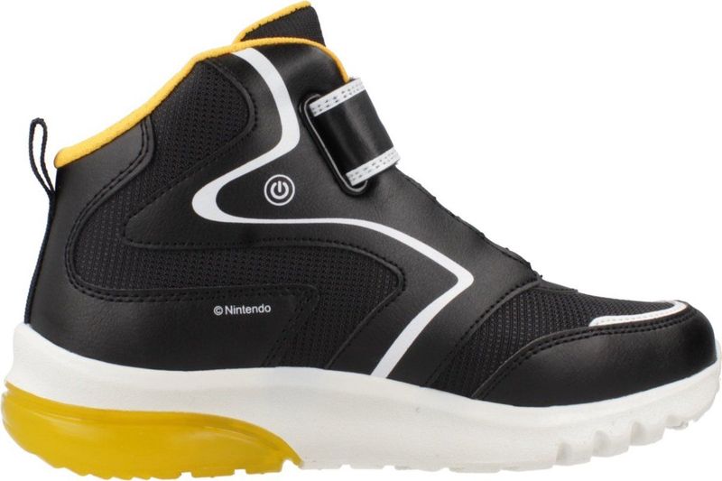 Geox J Ciberdron Boy J, kinderschoenen, Zwart Geel, 37 EU