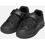GEOX - ARZACH - Veterschoenen - ZWART - Lederlook en Glad Leer