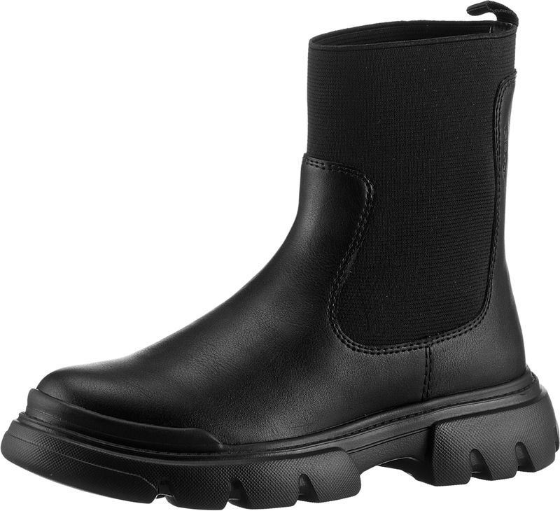 GEOX - Junette - Chelsea Boots - Zwart - Polyurethaan