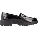 GEOX - J CASEY - Mocassins - Zwart - Leer