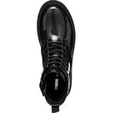 Geox - Casey - Enkellaarsjes - Zwart - Leer