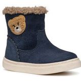 Geox - NASHIK GIRL - Klittenbandlaarzen - Navy - Dierenprint