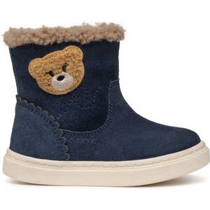 Geox - NASHIK GIRL - Klittenbandlaarzen - Navy - Dierenprint