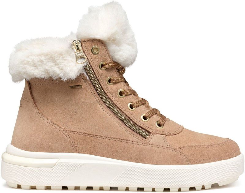 Geox - D Dalyla B Abx A - Enkellaarsjes - Off White - Ademend