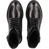 Geox - Enkellaarsjes - Zwart - Rundleer - Ademend - Waterdicht