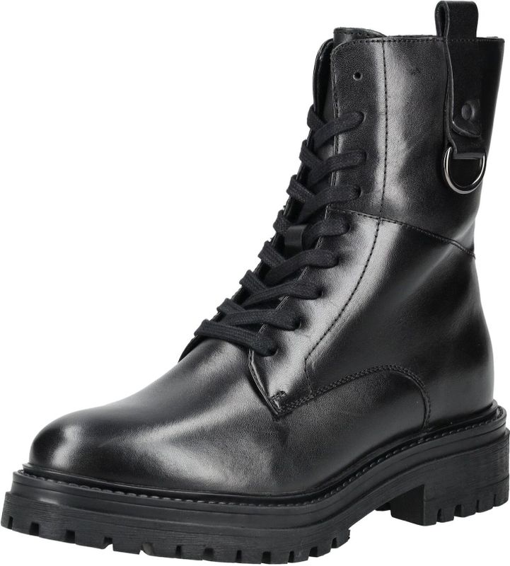 Geox - Enkellaarsjes - Zwart - Rundleer - Ademend - Waterdicht