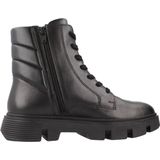 Geox - D Vilde A - Enkellaarsjes - Zwart - Ademend