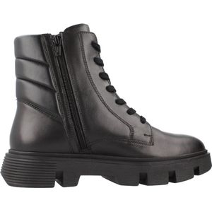 Geox - D Vilde A - Enkellaarsjes - Zwart