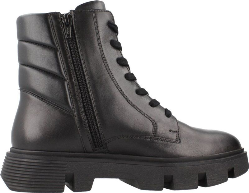 Geox - D Vilde A - Enkellaarsjes - Zwart - Ademend