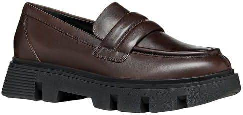 Instappers - Effen - Leer - Blokhak - Uitneembare Zool