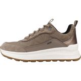 Geox - Spherica Actif - Sneakers - Zwart - Leer/Nubuck