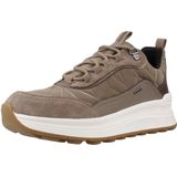 Geox - Spherica Actif - Sneakers - Zwart - Leer/Nubuck
