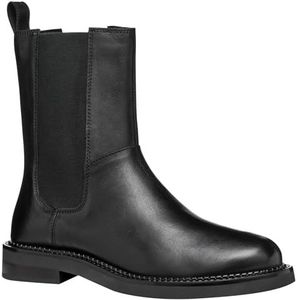 Geox - Chelsea Boots - Zwart - Leer