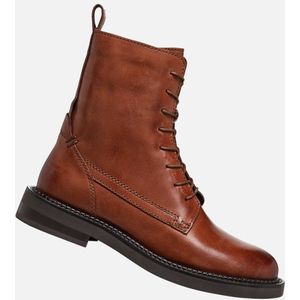Geox - D Serilda B - Enkellaars - Lichtbruin - Ademend - Comfortabele Hak