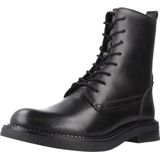 Geox - Serilda B - Veterboots - Zwart - Leer