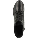 Boots - Rawelle - Effen - Leer - Blokhak - Snoersluiting