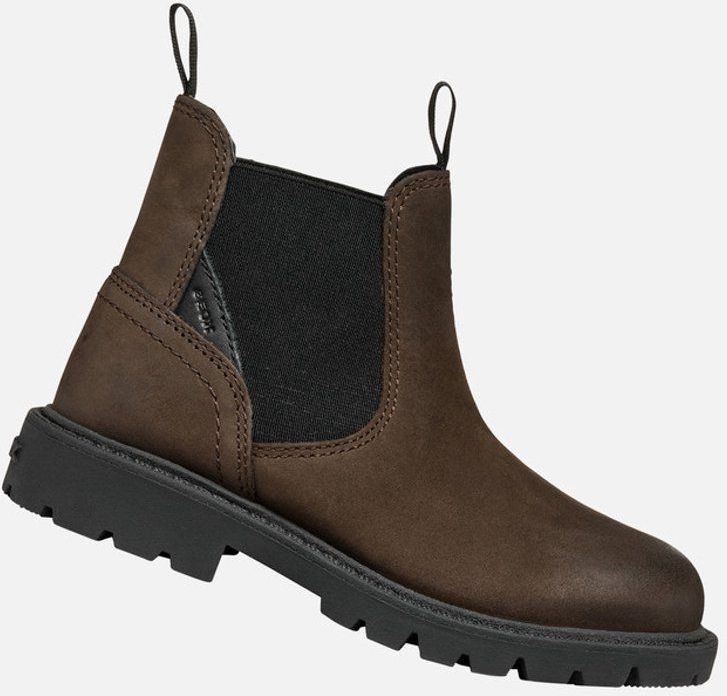 Geox - Chelsea Boots - Zwart - Leer