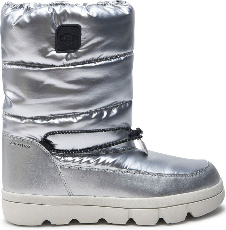 Geox - J WILLABOOM Girl B A - Sneeuwlaarzen - Zilver - Metaal Zilver