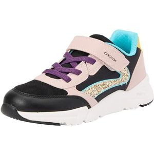 Geox - J Loftus Girl - Schoenen - Zwart - Synthetisch - Klittenbandsluiting