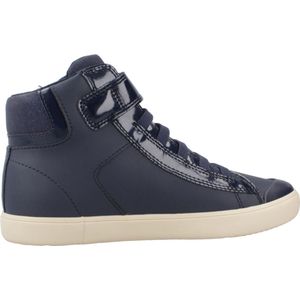 Ademende hoge sneakers Gisli GEOX. Polyurethaan materiaal. Maten 33. Blauw kleur