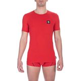 Bikkembergs - T-shirts - Rood - Korte Mouwen - Crew Neck - Twin Pack
