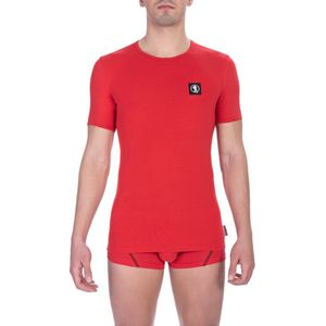 Bikkembergs - T-shirts - Rood - Korte Mouwen - Crew Neck - Twin Pack