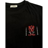 Iceberg - T-shirt - Zwart - Katoen - Met Logo-opdruk en Ronde Hals