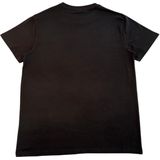 Iceberg - T-shirt - Zwart - Katoen - Met Logo-opdruk en Ronde Hals