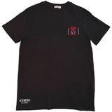 Iceberg - T-shirt - Zwart - Katoen - Met Logo-opdruk en Ronde Hals