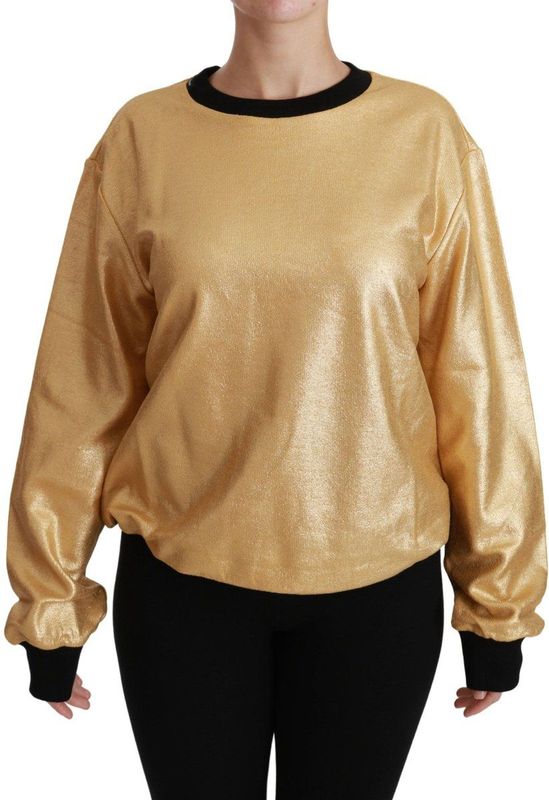 Dolce Gabbana - Crew Neck Pullover - Goud - Sweater