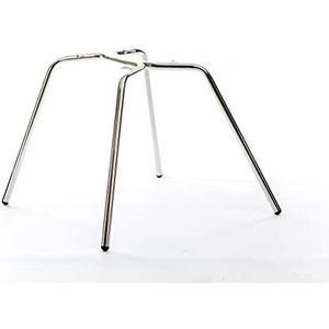 Real Piel RP Metalen frame voor fauteuil, zilverkleurig, taps toelopende pijpen, inclusief schroeven voor montage van de hoes.