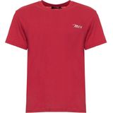Mcs - T-shirt - Rood - 100% Katoen - Ronde Halslijn - Korte Mouwen