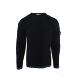 Stone Island - Gebreide Trui - Blauw - 100% Scheerwol