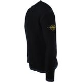 Stone Island - Gebreide Trui - Blauw - 100% Scheerwol